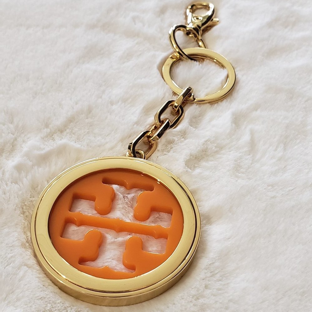 Tory Burch Rotating Logo Key Ring